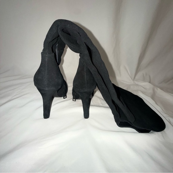 Joie Black Suede Over-the-Knee Boots - Picture 6 of 8